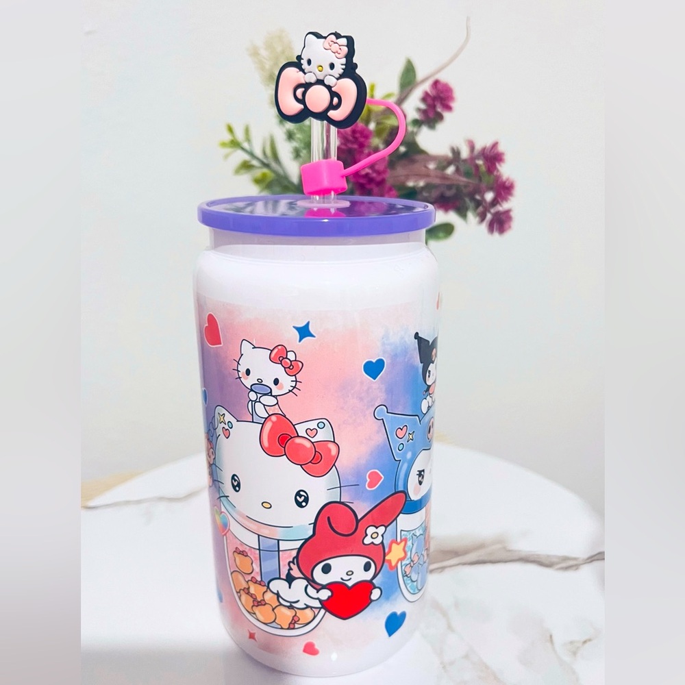 Hello Kitty and Friends Glass Cup